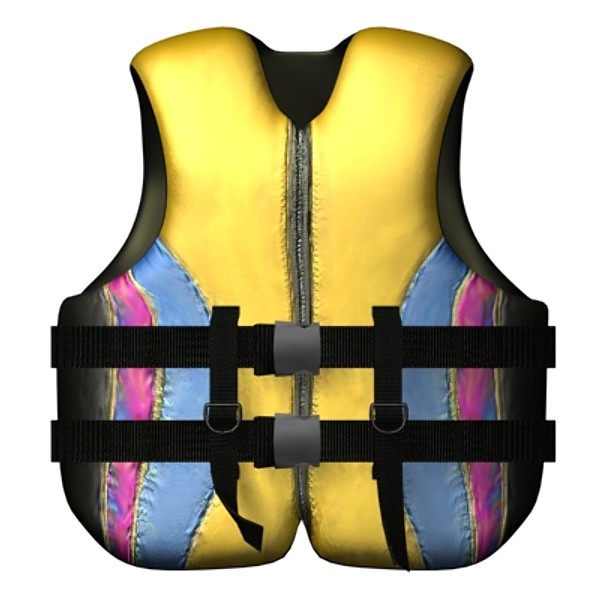 life jackets 3d model - Life Jackets... by Mickey Models