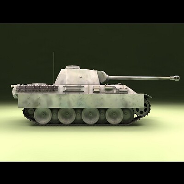 3dsmax panther d tank - Panther 