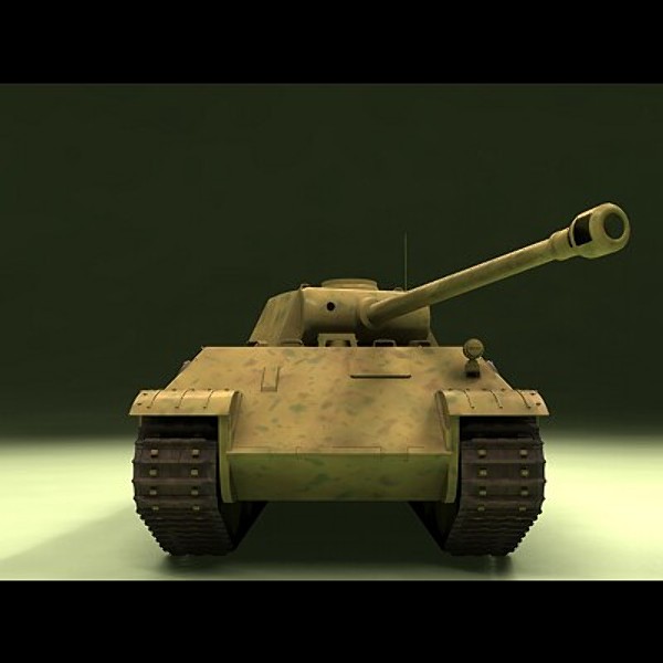 3dsmax panther d tank - Panther 