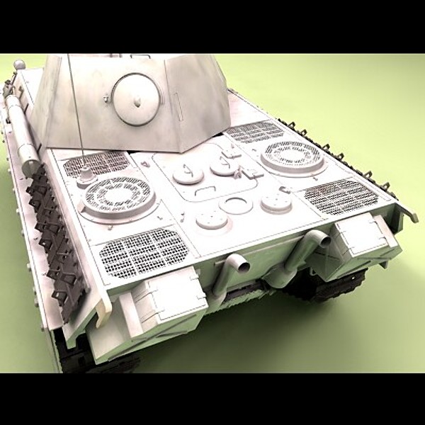 3dsmax panther d tank - Panther 