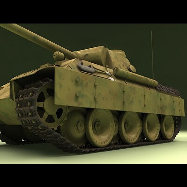 3dsmax panther d tank - Panther 