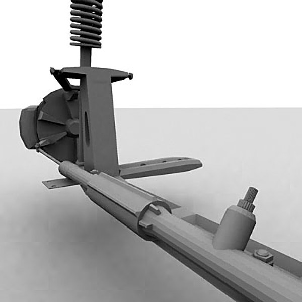 3dsmax car suspension - Front suspension - untextured by QLEE