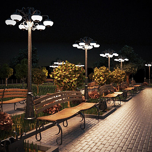 3d model smal park high-poly day - Smal Park High poly Day by Stubborn3D