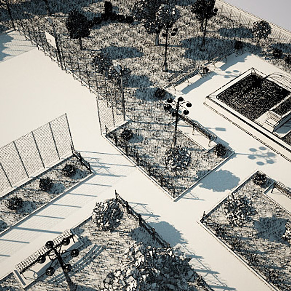 3d model smal park high-poly day - Smal Park High poly Day by Stubborn3D