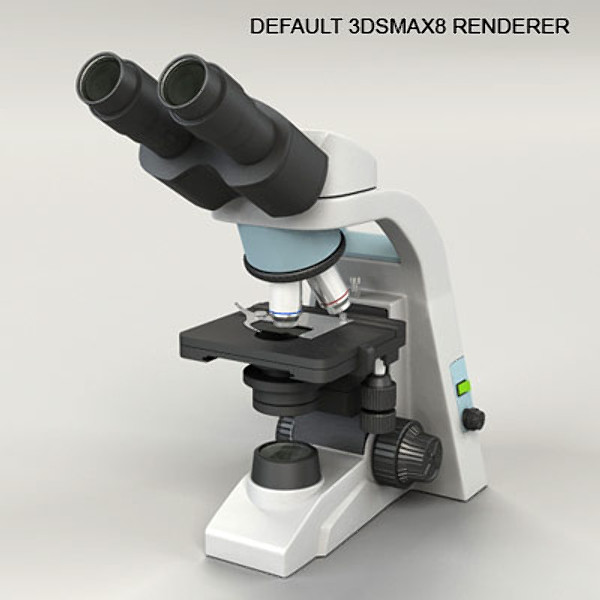 3d model biological microscope micro - Biological Microscope by QLEE