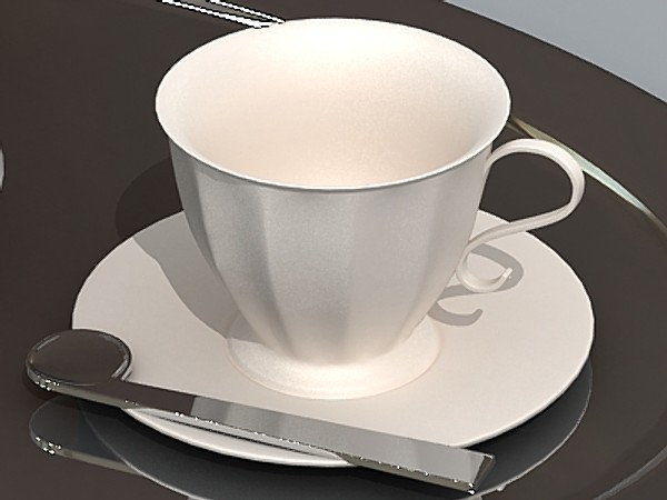 moka coffee machine cups 3d model - Coffee break by fabelar