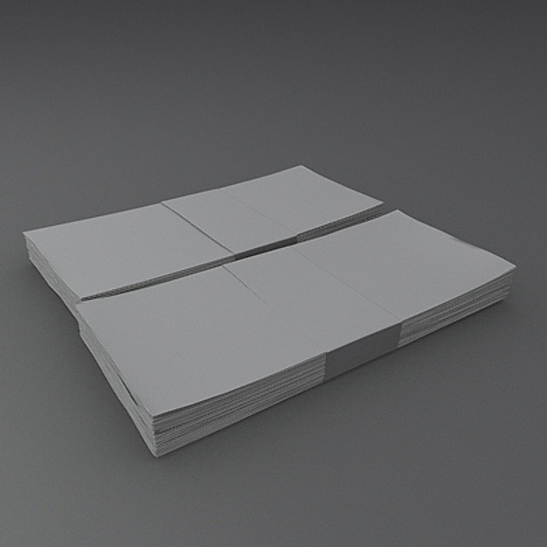 3dsmax stacks bills - Dollars stack by druggon