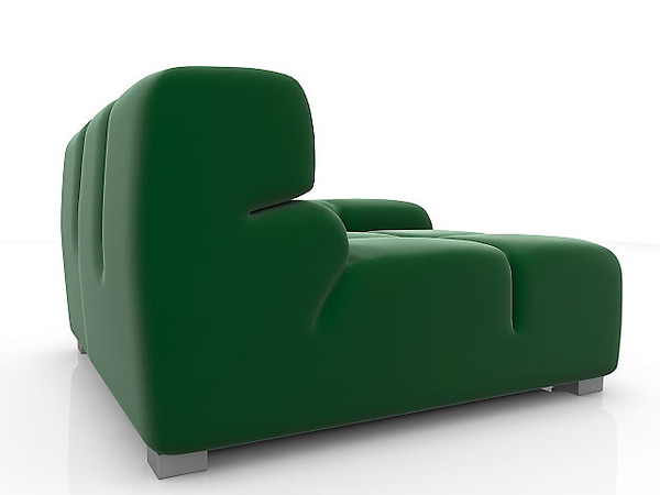 3d model of b italia sofa tuftytime - Sofa TuftyTime T109BS by Maxalto