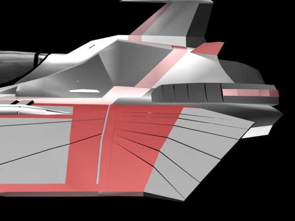 3d military fighter yf80 dragonhawk - YF80_Dragonhawk.3DS by berkan alptekin