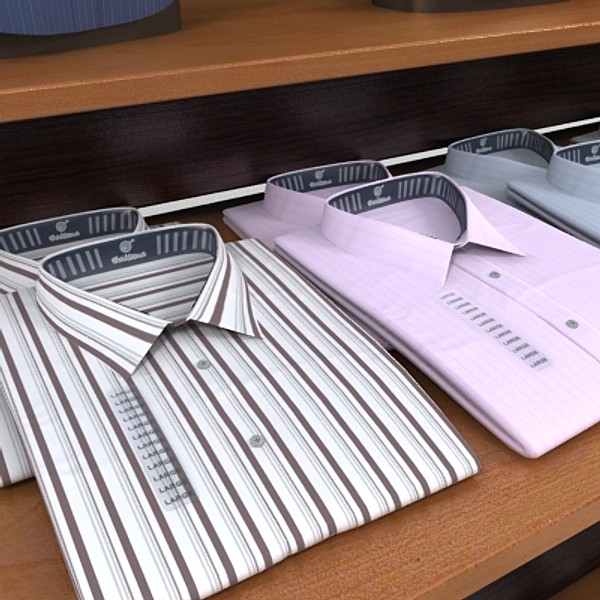 dress shirt table 2 3ds - dress shirt table 2 by monkeyodoom