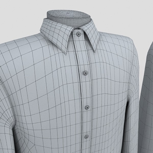 dress shirt table 2 3ds - dress shirt table 2 by monkeyodoom