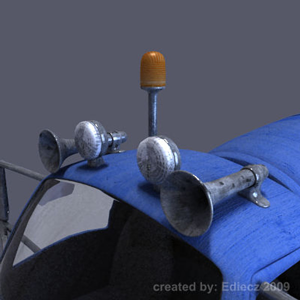 truck cartoon 3d model - cartoon truck tank max... by Ediecz