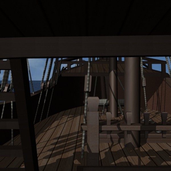 obj caravel pinta santa clara - Caravel Pinta by mostlysquare
