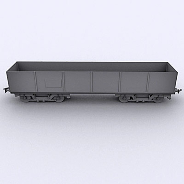 maya cargo wagon car - Cargo Wagon I 3ds by QLEE