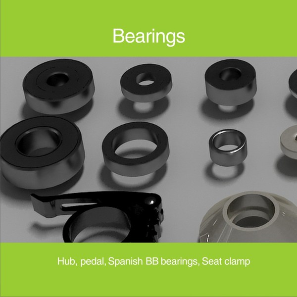 max parts modeling: set-1 nuts bolts - Parts for modeling: set-1 by Zigzain
