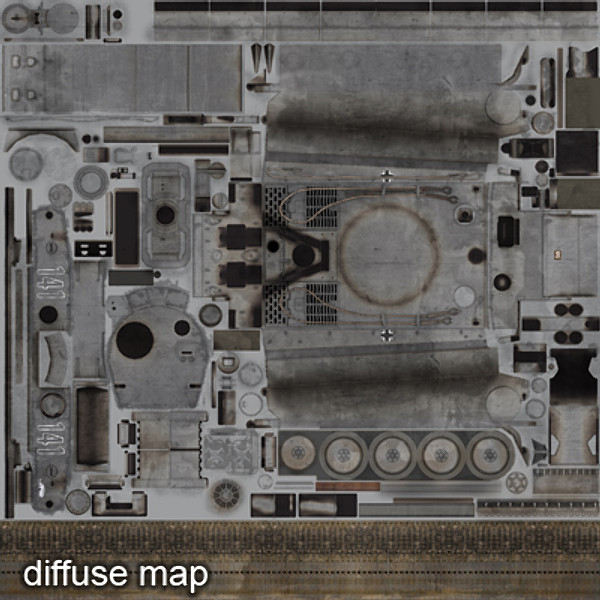 next-gen german tank modeled 3d model - WWII Tiger tank grey color - next-gen model... by Sunnncho
