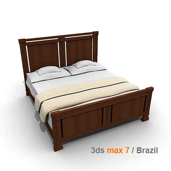 frank lloyd 3d model - Bed by lajhar