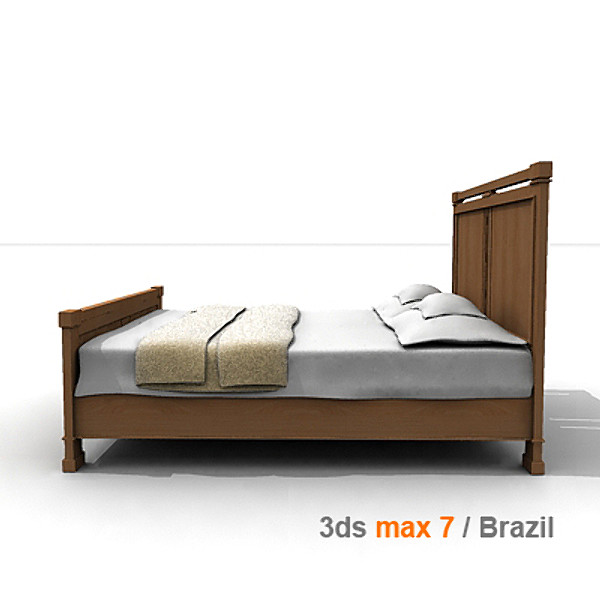 frank lloyd 3d model - Bed by lajhar