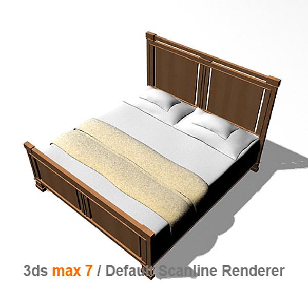 frank lloyd 3d model - Bed by lajhar