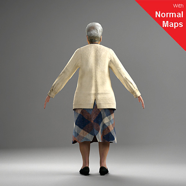 axyz characters human 3d model - CWom0028-Tp by axyzdesign