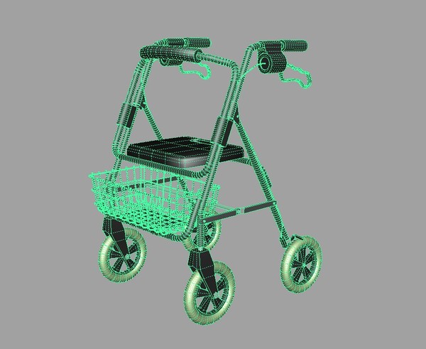 walker medical 3d model - Walker by My3DGuy