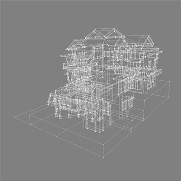 3d modern bungalow model - bungalow-4.zip by thinice
