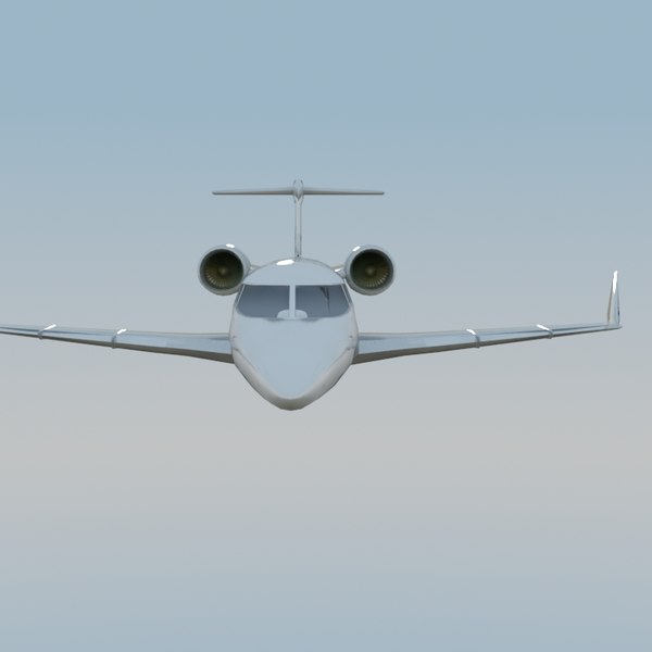 learjet60 jet learjet 60 3d model - LearJet 60 White by ES3DStudios