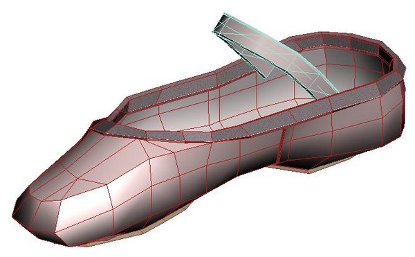 3d ballet shoe model - Ballet Slippers by Mickey Models