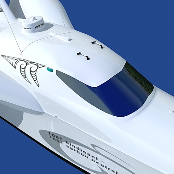 3ds max earthrace boat submarine - Earthrace Boat by Gandoza