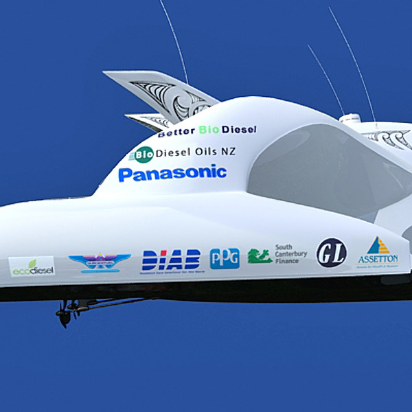 3ds max earthrace boat submarine - Earthrace Boat by Gandoza
