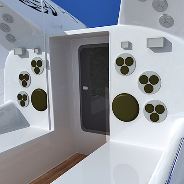 3ds max earthrace boat submarine - Earthrace Boat by Gandoza