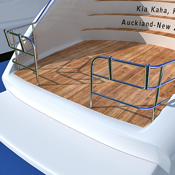 3ds max earthrace boat submarine - Earthrace Boat by Gandoza