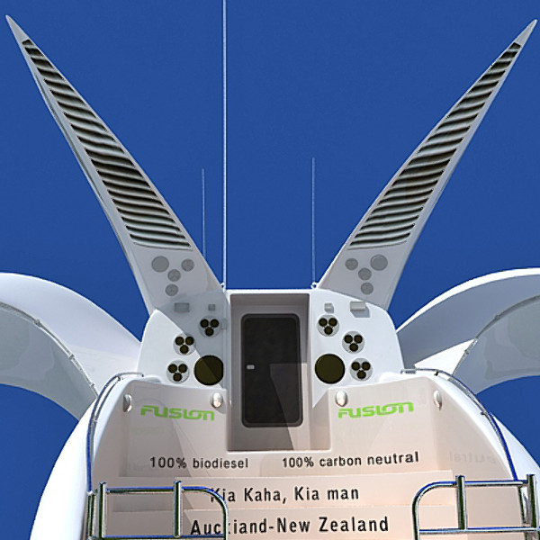 3ds max earthrace boat submarine - Earthrace Boat by Gandoza