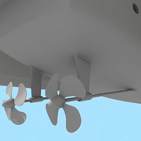 3ds max earthrace boat submarine - Earthrace Boat by Gandoza