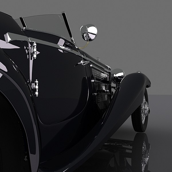 maya mercedes-benz k540 special roadster - Mercedes-Benz K540 Special Roadster by 3depix