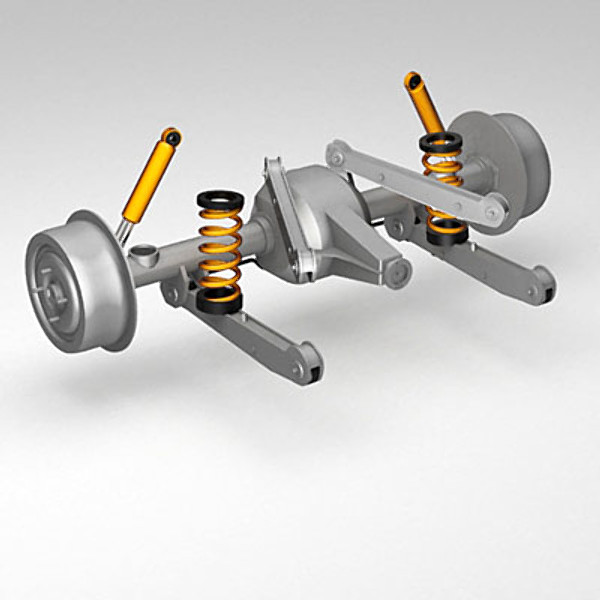 3dsmax rear axle classic - Rear Axle Classic by QLEE