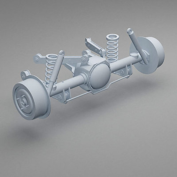 3dsmax rear axle classic - Rear Axle Classic by QLEE