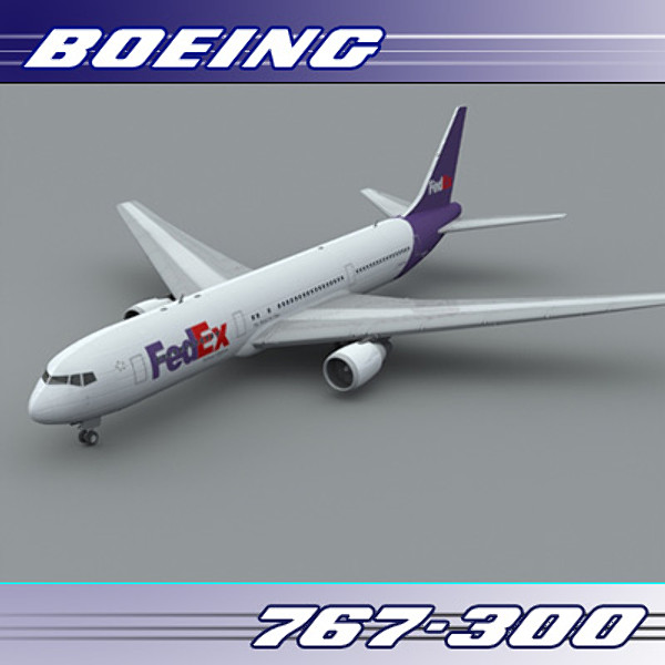 767 767-300 freight 3d 3ds - 767-300 (Freight)... by PerspectX