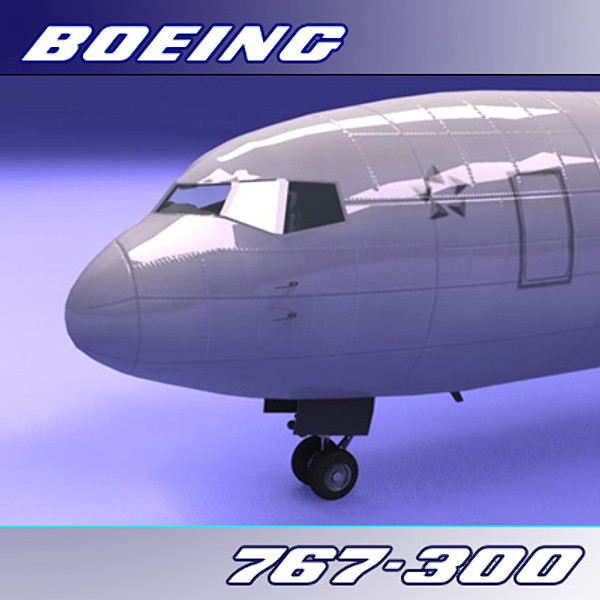 767 767-300 freight 3d 3ds - 767-300 (Freight)... by PerspectX