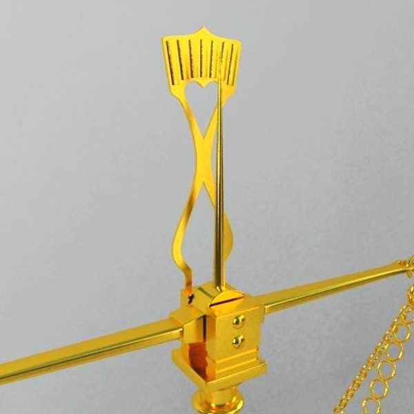 golden balancing 3d model - Golden Balance by shank3d