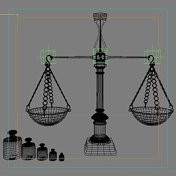 golden balancing 3d model - Golden Balance by shank3d