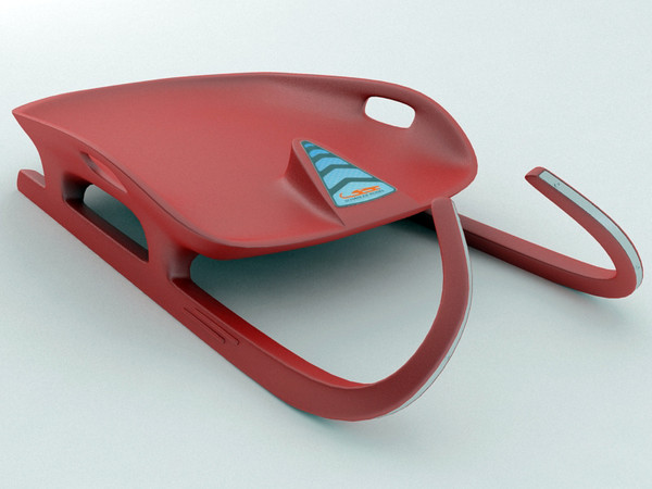 3d model luge sled - Luge Sled... by Tornado Studio