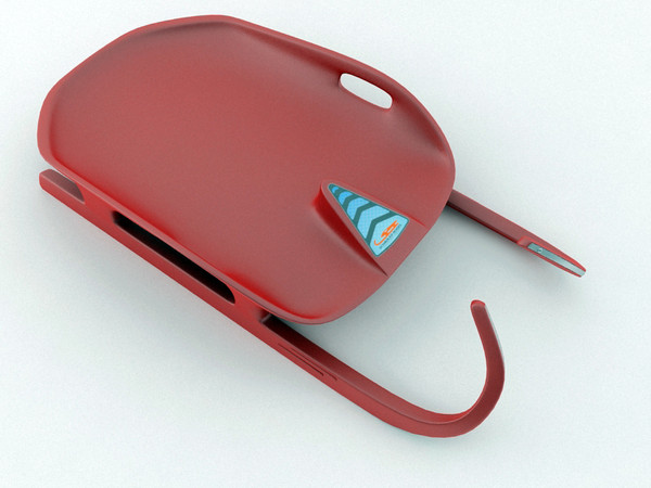 3d model luge sled - Luge Sled... by Tornado Studio