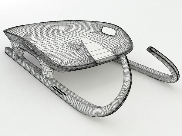 3d model luge sled - Luge Sled... by Tornado Studio