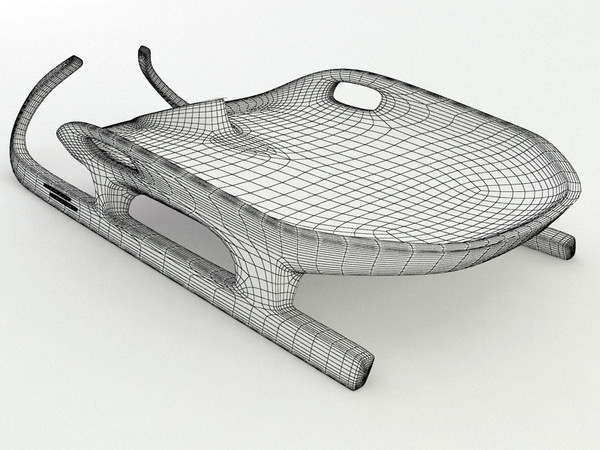3d model luge sled - Luge Sled... by Tornado Studio