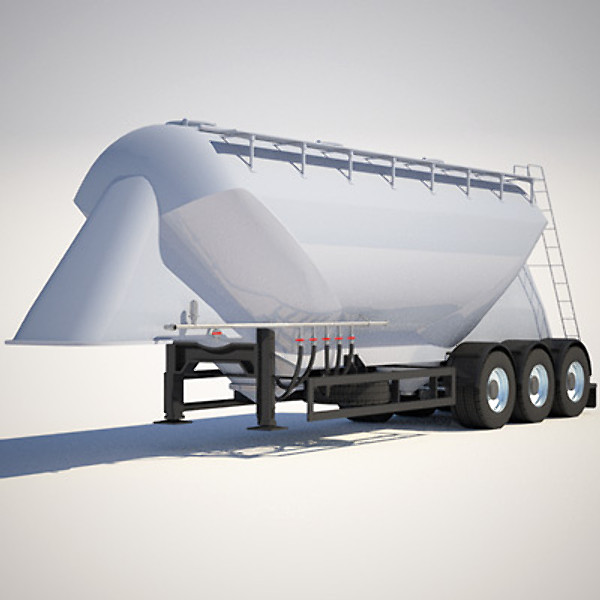3d trailer silo - Trailer Silo by ArqArt3D