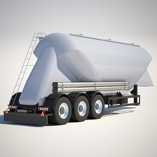 maya renault magnum truck semitrailer - Collection Semitrailers with Renault Magnum by ArqArt3D