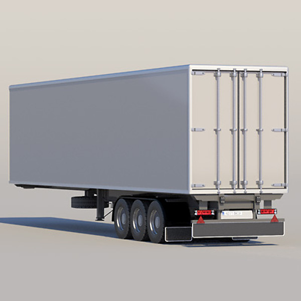 maya renault magnum truck semitrailer - Collection Semitrailers with Renault Magnum by ArqArt3D