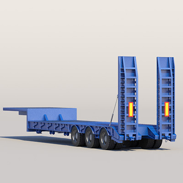 maya renault magnum truck semitrailer - Collection Semitrailers with Renault Magnum by ArqArt3D