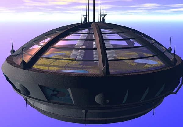 habitat space 3d obj - Habitat in Space by GraphicGuru